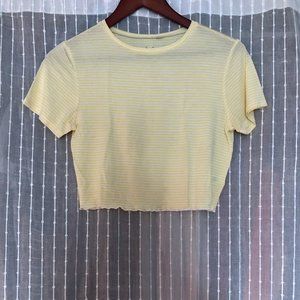 Yellow Crop Top